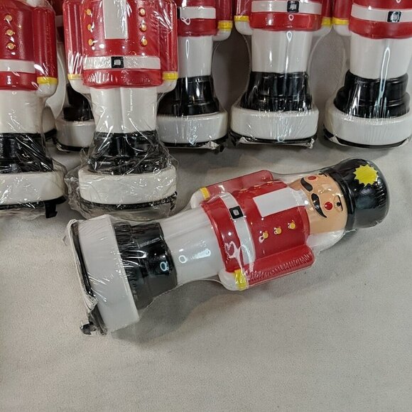 10 Empire Blow Mold Pathway Light Toppers Vintage 1995 NEW Nutcracker Christmas - Picture 7 of 13